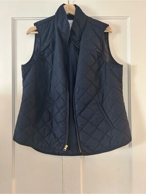Old Navy Quilted Navy Blue Puffer Vest